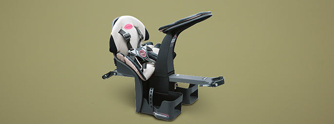 Double baby fashion bike seat