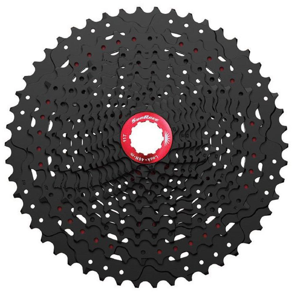 SunRace CSMZ800 Cassetta 12 Velocità 11-51 Denti – Wide Ratio Per MTB, Argento