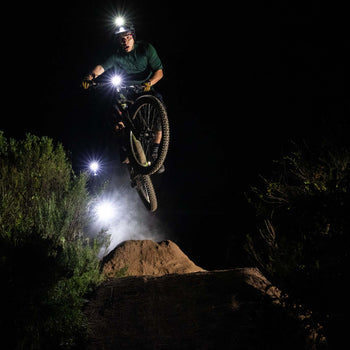 Riding Mountain Bikes At Night
