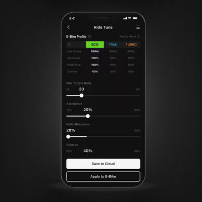 APP CONTROL AND RIDE TUNE