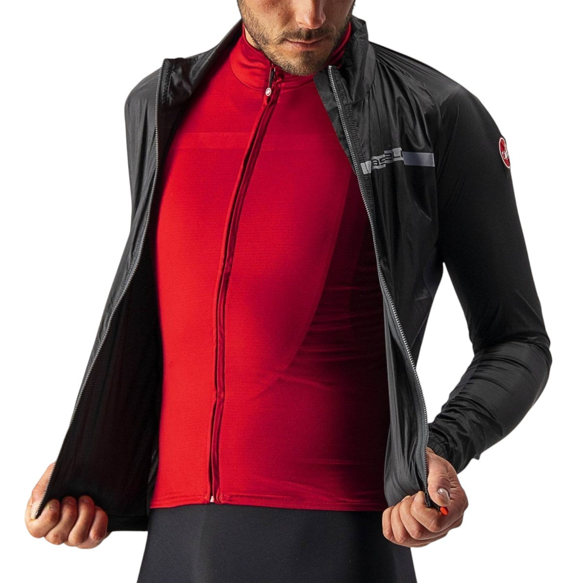 CASTELLI (カステリ) SQUADRA STRETCH JACKET Castelli Squadra Stretch Jacket for Wind Protection