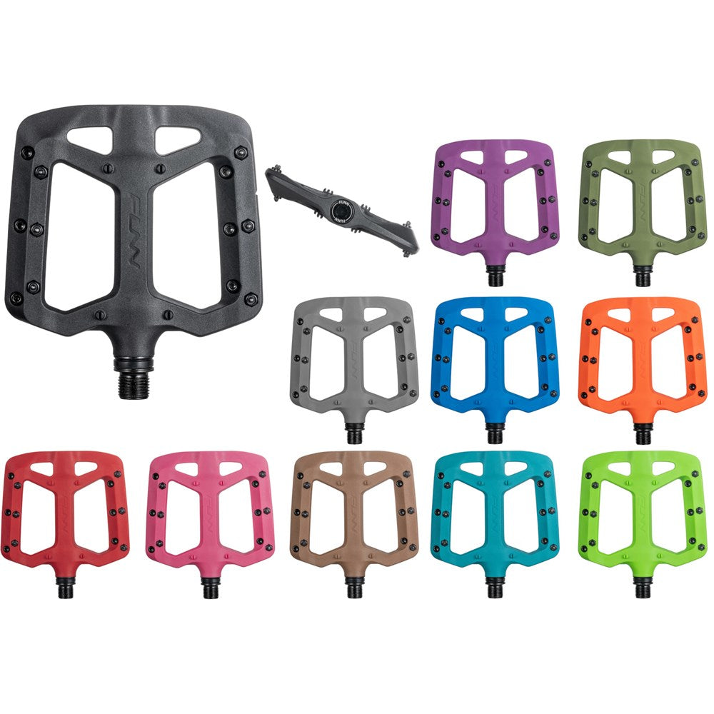 funn pedal pins Shop FUNN Taipan Composite Flat Pedals