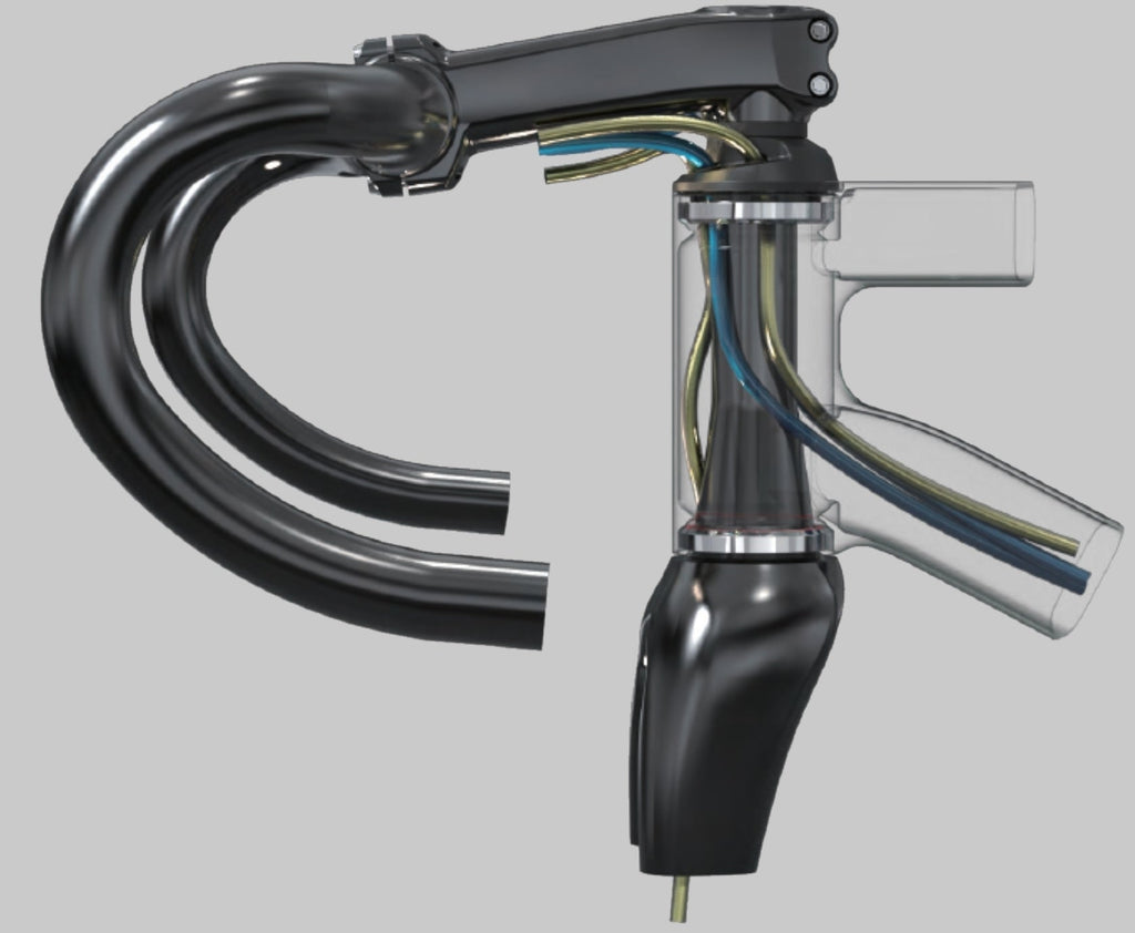 Handlebar Inner Cable Routing Brake Cable Bike Stem With Internal