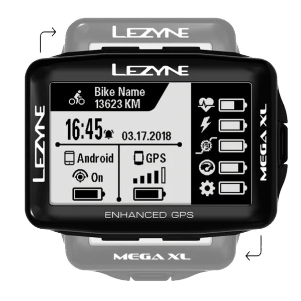 Lezyne Mega XL GPS Bike Computer BikesOnline AU