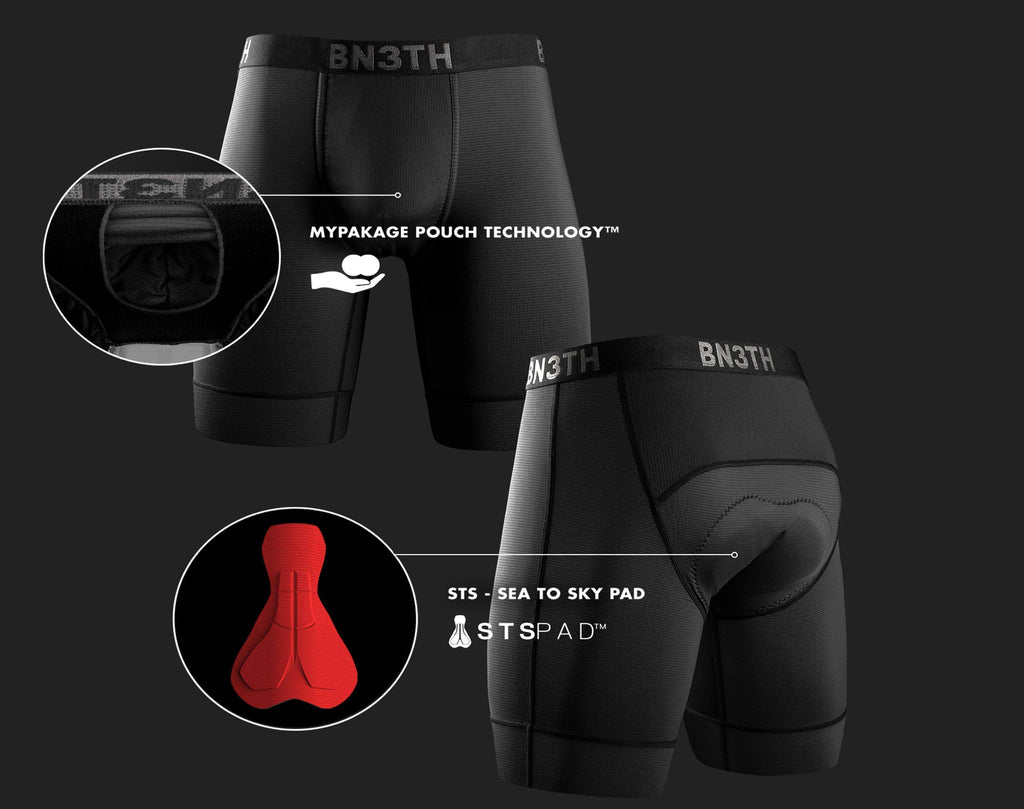 Chamois Underwear While Cycling BN3TH North Shore Chamois Bike