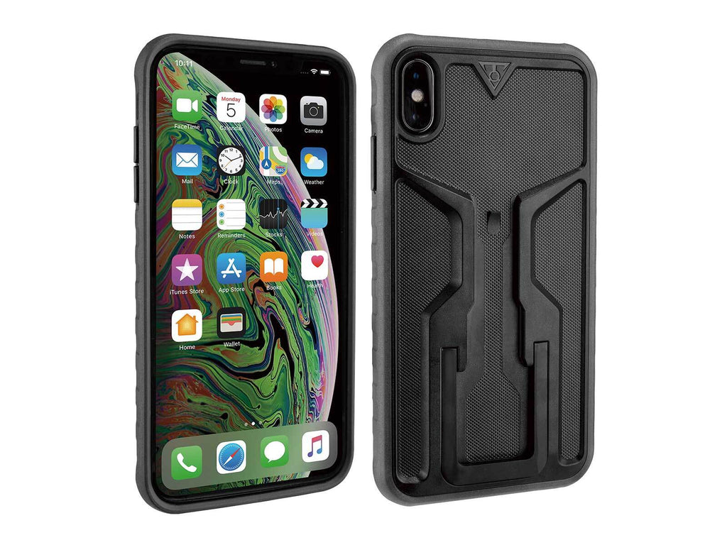 Étui Topeak RideCase pour iPhone Xr noir/gris avec support Étui Topeak RideCase pour iPhone Xr noir/gris avec support