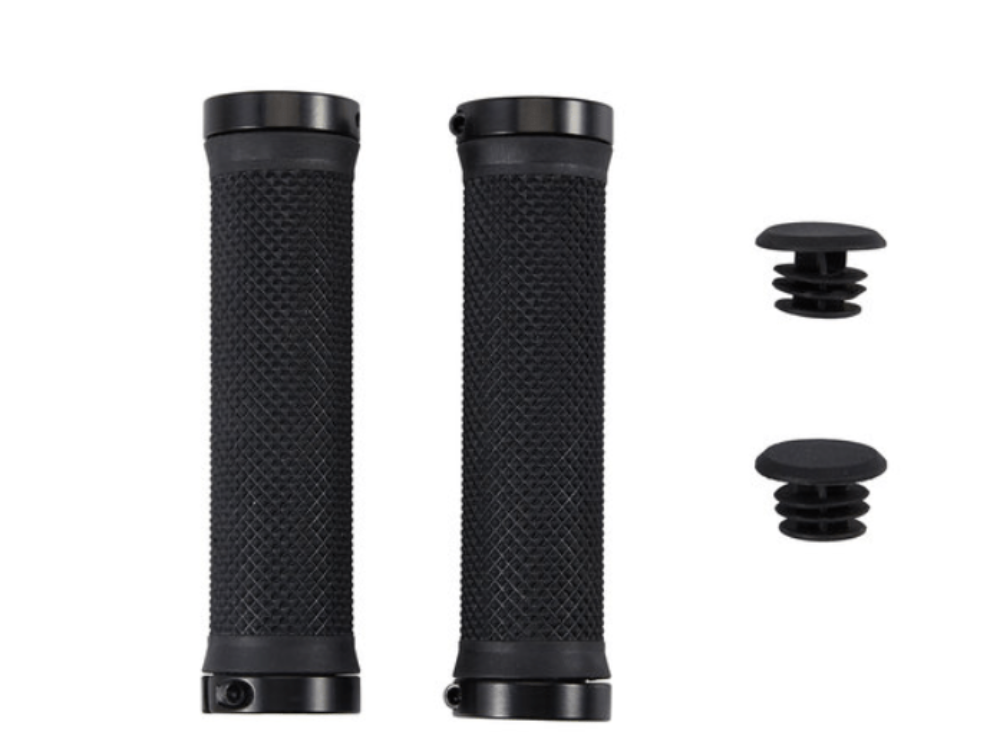 Entity Dual Lock MTB Grips 130x34 - Black