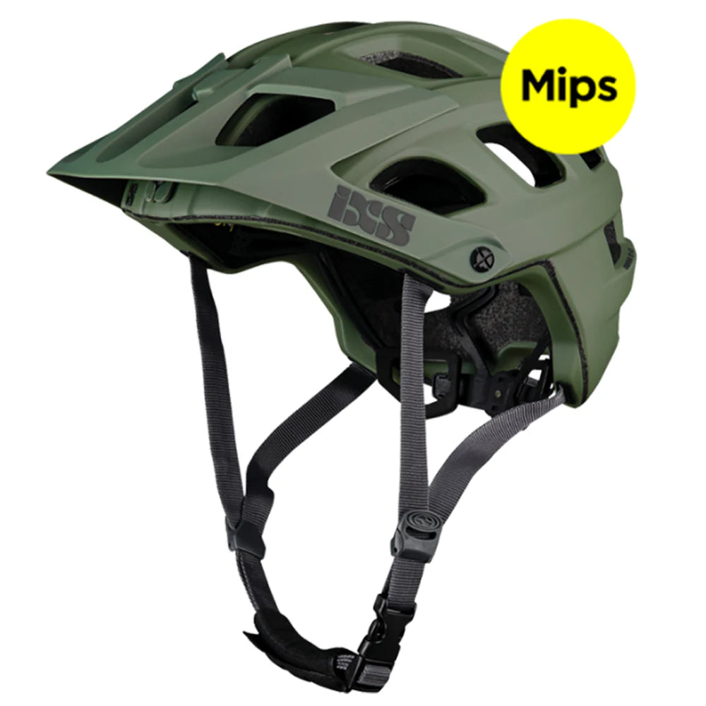 IXS TRAIL EVO SM Oliveマウンテンバイク ヘルメット MTB iXS Trail Evo Mips Helmet