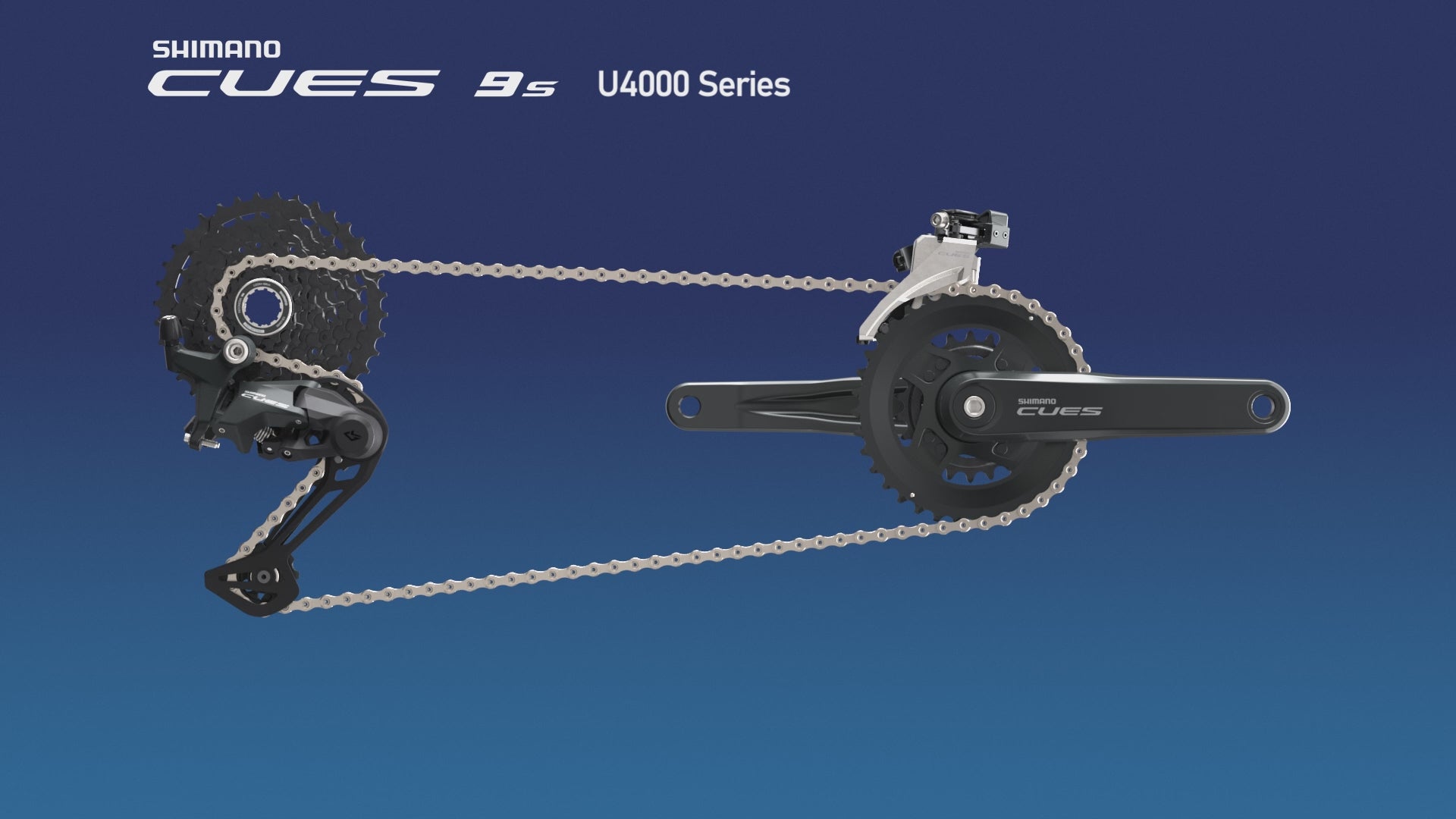 Shimano Cues CS-LG400 9-Speed Cassette 11-46T LinkGlide Only